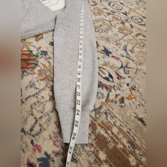 The North Face Women Grey Pullover Hoodie Sweatershirt Long Sleeve Top, sz XS - Picture 11 of 15